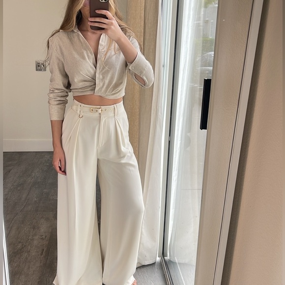 Zara linen blend top - Picture 13 of 15